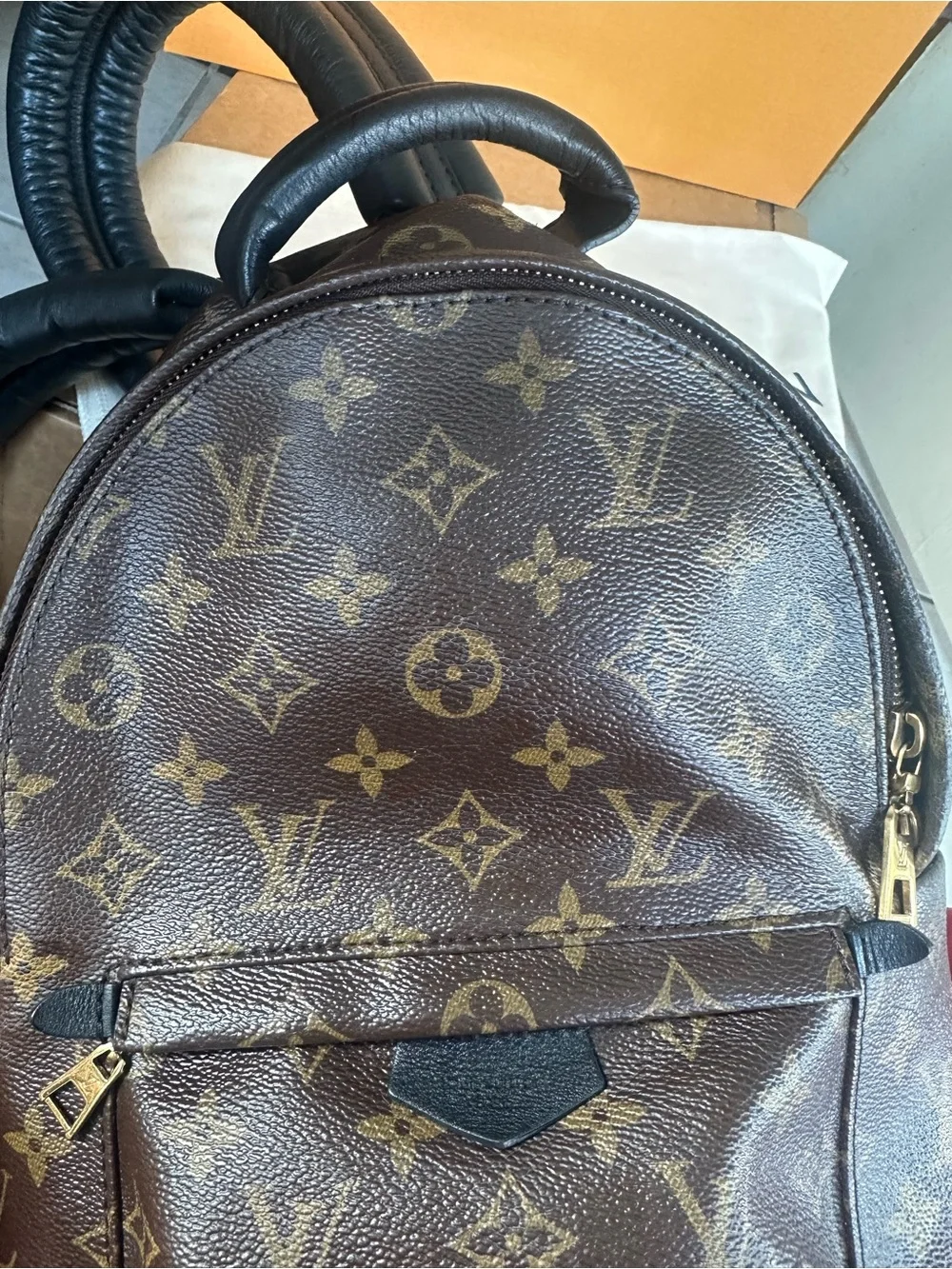 ✨Excellent Condition✨ Louis Vuitton Monogram PM Montsouris Backpack in Brown/Blk